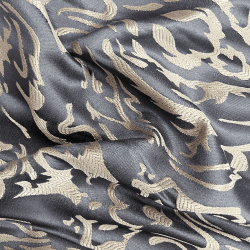 Ткань для штор Ария Хоум Санни Серый (Ш-3м), на отрез (V10A)  в Нягане