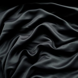 Светозатемняющая ткань для штор &quot;Блэкаут&quot; 95% (Blackout), цвет Черный (на отрез)  в Нягане