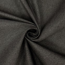 Ткань Рогожка (мебельная), цвет Тёмно-Серый (на отрез)  в Нягане