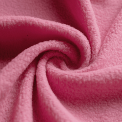 Флис Односторонний 130 гр/м2, цвет Розовый (на отрез)  в Нягане