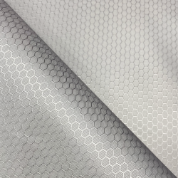 Ткань Оксфорд 300D PU Рип-Стоп СОТЫ, цвет Светло-Серый (на отрез)  в Нягане