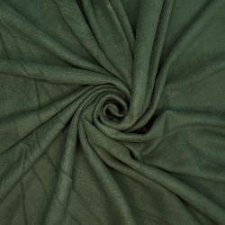 Ткань Флис Односторонний 130 гр/м2, цвет Темный хаки (на отрез)  в Нягане
