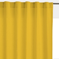Штора уличная на Трубной ленте (В-220*Ш-145) Желтая, (ткань Оксфорд 600)  в Нягане