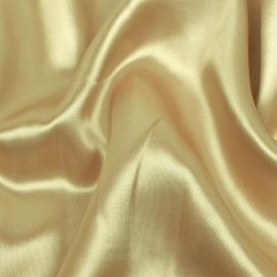 Ткань Атлас-сатин ЛЮКС, цвет Золотой (на отрез)  в Нягане