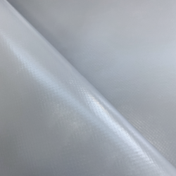 Ткань ПВХ 450 гр/м2, Серый (Ширина 160см), на отрез  в Нягане