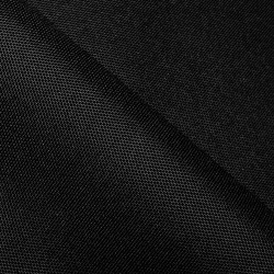 Прорезиненная ткань Оксфорд 600D ПВХ, Черный  в Нягане, 340 г/м2, 359 руб