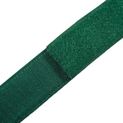 Контактная лента 40мм (38мм)  Зелёный (велькро-липучка, на отрез)  в Нягане