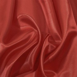 Ткань Атлас-сатин, цвет Красный (на отрез)  в Нягане