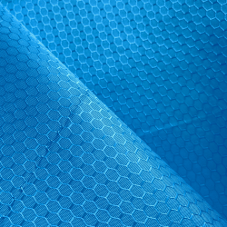 Ткань Оксфорд 300D PU Рип-Стоп СОТЫ, цвет Голубой (на отрез)  в Нягане