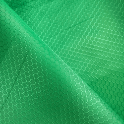 Ткань Оксфорд 300D PU Рип-Стоп СОТЫ, цвет Зелёный (на отрез)  в Нягане