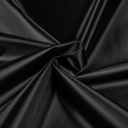 *Ткань Оксфорд 210D PU, цвет Черный (на отрез)  в Нягане