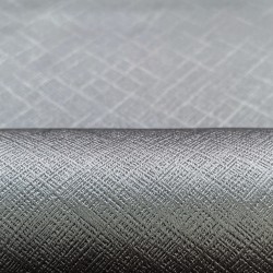Ткань Блэкаут для штор светозатемняющая 100% &quot;Орнамент Серый&quot; (на отрез)  в Нягане